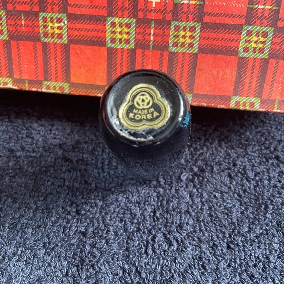 Vintage KOREA Etched SAKE SHOT GLASSES Set of 4 MultiColored In Box w/Labels - Picture 4 of 4